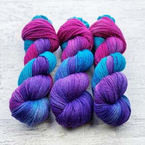 Dragon Hand Dyed Yarn - Superwash Merino/Yak/Silk Yarn - DK Weight - #LX107