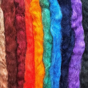 Hand Dyed Firestar Nylon Fiber - 1 oz