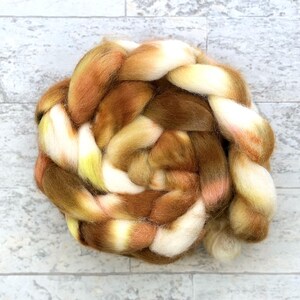 Hand Dyed Wool Roving - Cheviot Wool - #CH323