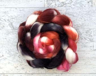 Hand Dyed Wool Roving - Cheviot Wool - #CH325