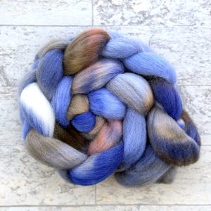 Hand Dyed Wool Roving - Corriedale Cross Wool - #CX279