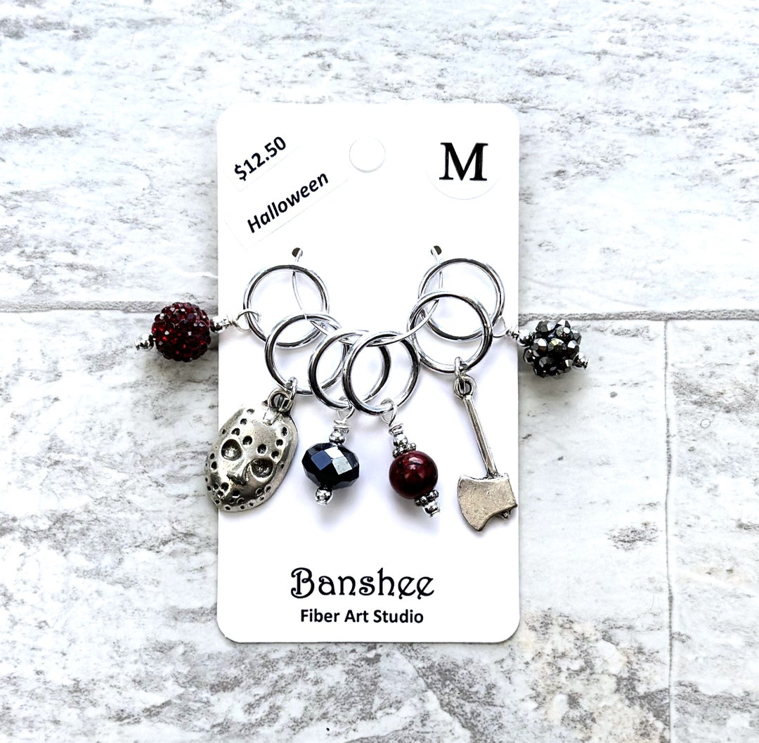 Halloween Stitch Marker Set Medium Stitch Marker Set 15mm Etsy