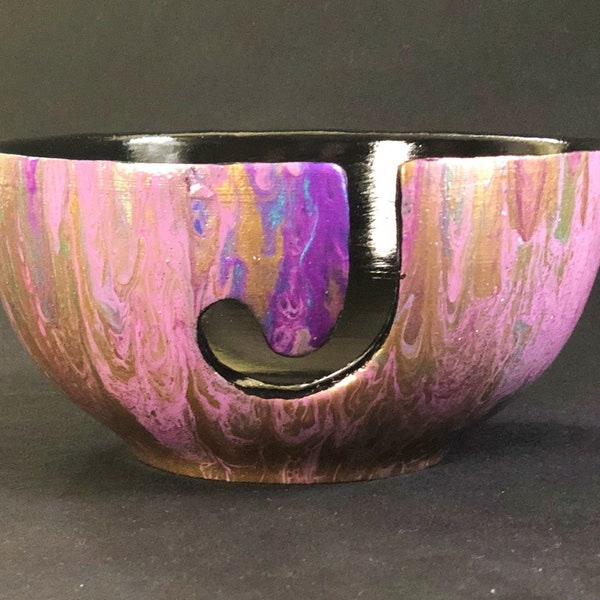 Ceramic Yarn Bowl for Knitting and Crochet