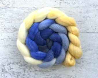 Handgefärbter Merino-Roving - Farbverlaufs-Merinowolle - #M319
