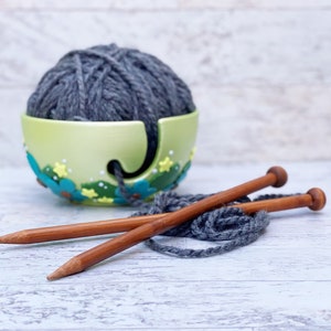 Ceramic/Polymer Clay Yarn Bowl for Knitting and Crochet