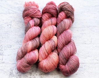 Siren Hand Dyed Yarn - SW Merino and Tencel - Fingering/Sock Weight - #CC111