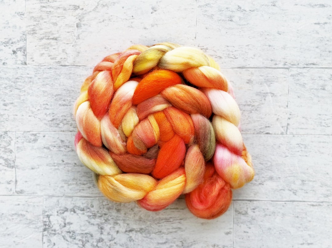 Super Wash Merino Roving - Hand Dyed Merino Wool - #SW121 - Etsy