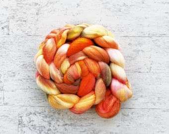 Super Wash Merino Roving - Hand Dyed Merino Wool - #SW121