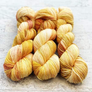 Harpy Hand Dyed Yarn - SW Merino and Silk - Fingering/Sock Weight - #C101
