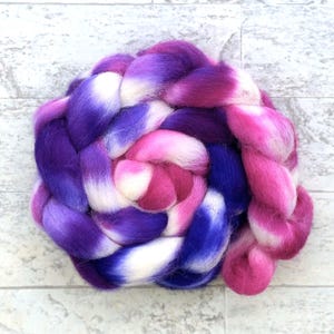Hand Dyed Wool Roving - Cheviot Wool - #CH321