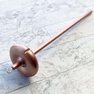 Husillo de caída para hilado - Husillo de caída de verticilo superior - Oro rosa