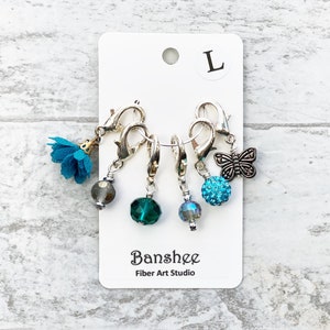 Butterfly Stitch Markers - Large Stitch Marker Set for Knitting and Crochet - Lobster Clasp