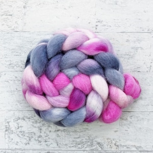 Hand Dyed Wool Roving - BFL Wool - #BFL198