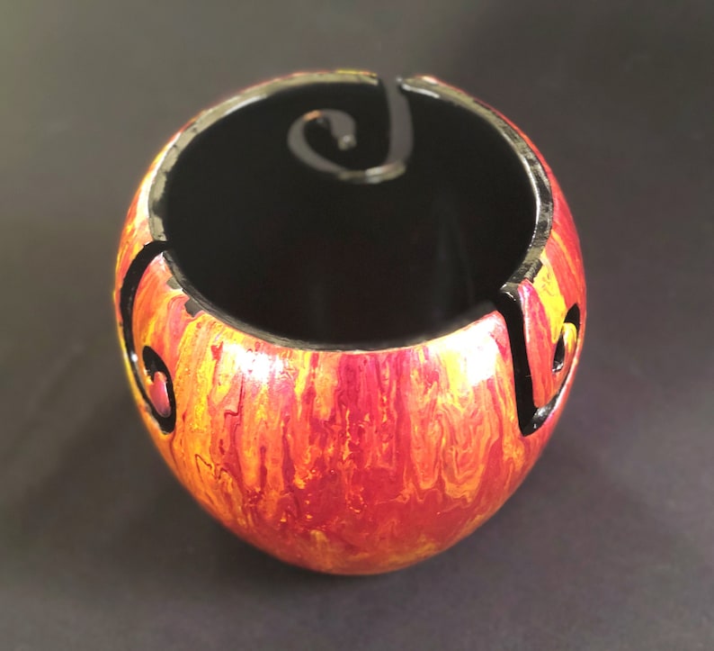 Ceramic Yarn Bowl for Knitting and Crochet