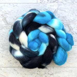 Hand Dyed Wool Roving - Cheviot Wool - #CH318