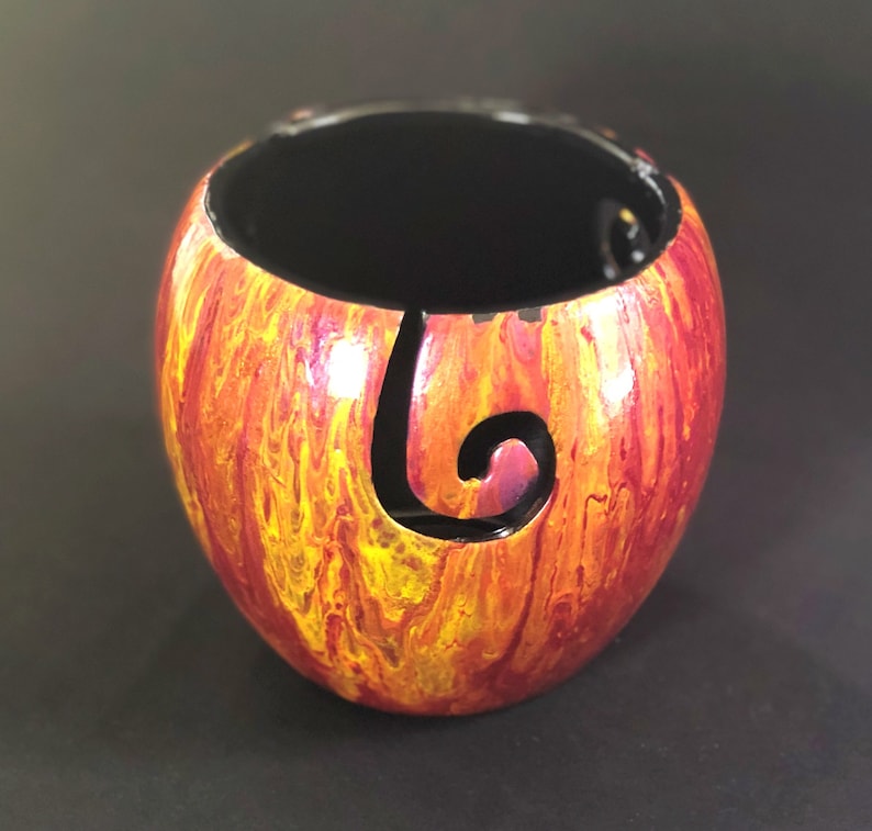 Ceramic Yarn Bowl for Knitting and Crochet