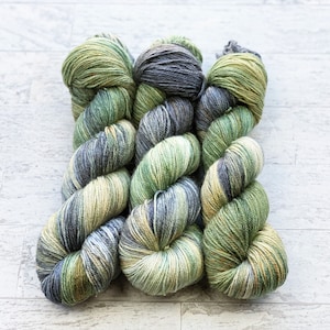 Panda Hand Dyed Yarn - SW Merino/Bamboo/Nylon - Fingering/Sock Weight - #PA101