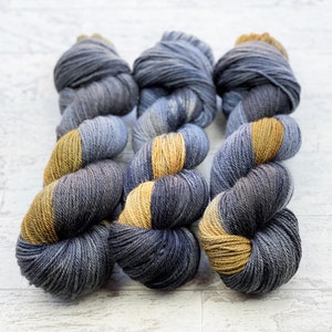 Dragon Hand Dyed Yarn - Superwash Merino/Yak/Silk Yarn - DK Weight - #LX102