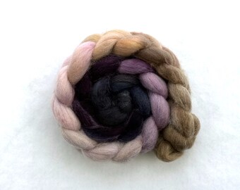 Hand Dyed Wool Roving - Gradient Falkland Wool - #F243