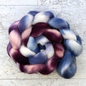 Hand Dyed Wool Roving - Cheviot Wool - #CH314
