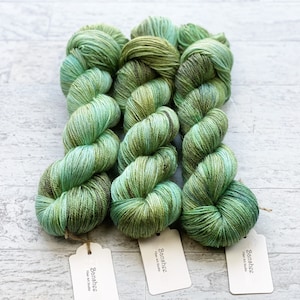 Siren Hand Dyed Yarn - SW Merino and Tencel - Fingering/Sock Weight - #CC108