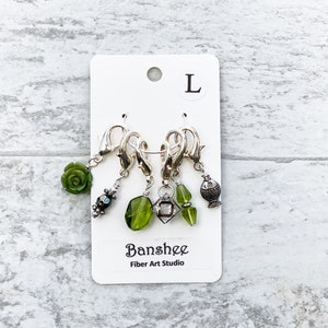 Fish Stitch Marker Set - Large Stitch Marker Set for Knitting and Crochet - Lobster Clasp