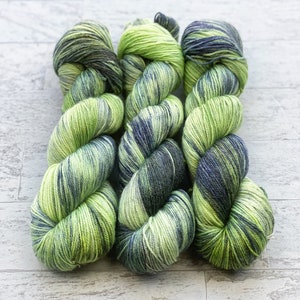 Panda Hand Dyed Yarn - SW Merino/Bamboo/Nylon - Fingering/Sock Weight - #PA106