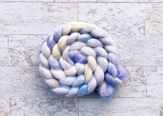 Hand Dyed Wool Roving Gotland Wool #112