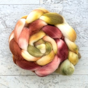 Hand Dyed Wool Roving - Cheviot Wool - #CH320