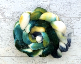 Hand Dyed Wool Roving - Cheviot Wool - #CH319
