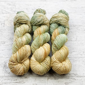 Pixie Hand Dyed Sparkle Yarn - SW Merino/Lurex - Fingering/Sock Weight - #N110