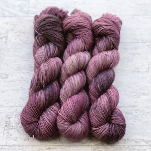Lotus Hand Dyed Yarn - SW Merino/Yak/Silk - Fingering/Sock Weight - #L101
