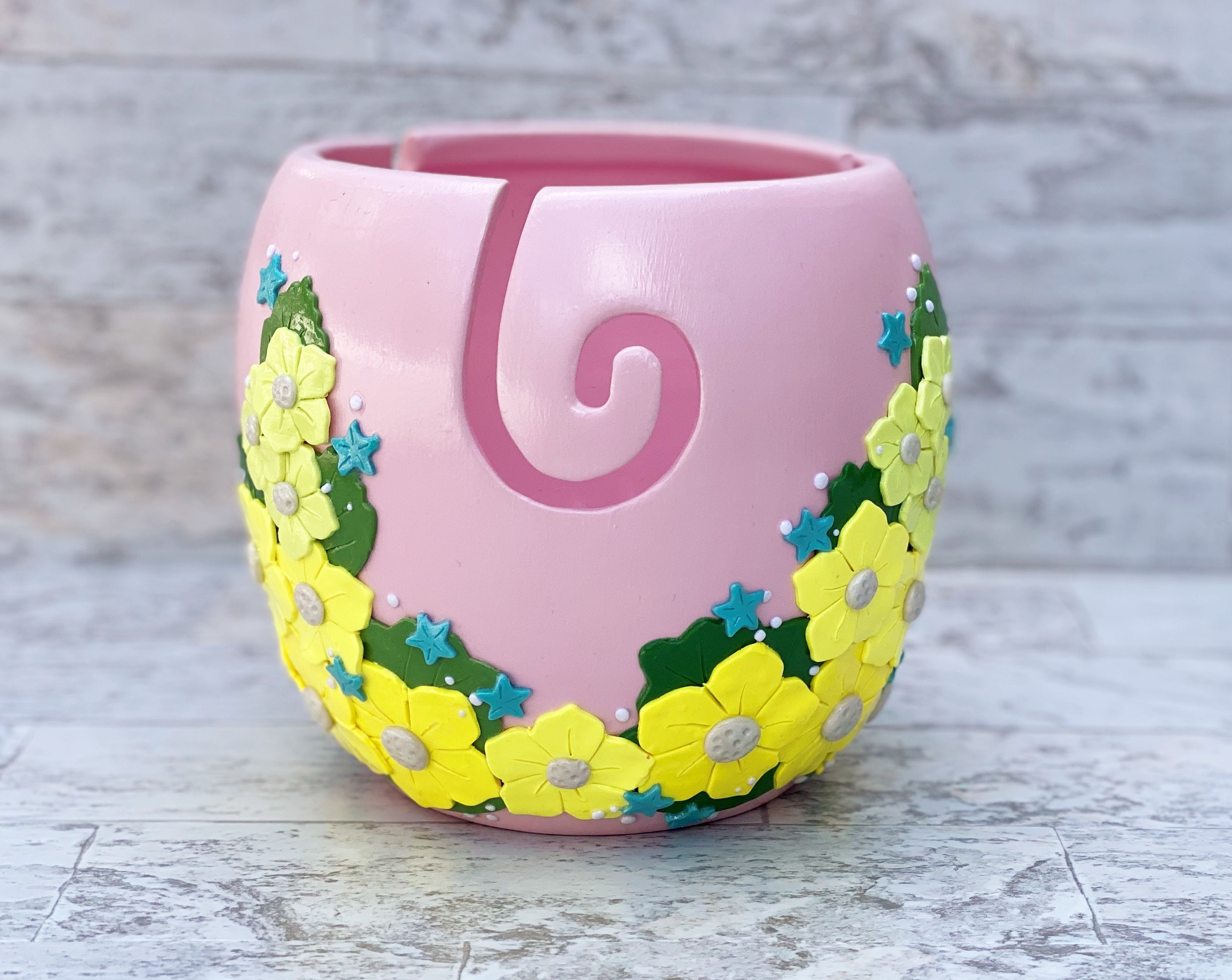 Ceramic/polymer Clay Yarn Bowl for Knitting and Crochet Etsy UK