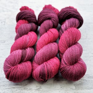 Panda Plus Hand Dyed Yarn - SW Merino/Bamboo/Nylon/Silk - Fingering/Sock Weight - #PP101