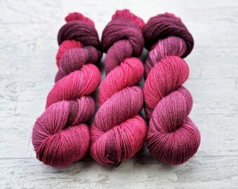 Panda Plus Hand Dyed Yarn - SW Merino/Bamboo/Nylon/Silk - Fingering/Sock Weight - #PP101