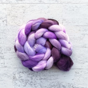 Hand Dyed Wool Roving - Merino Wool - #M274