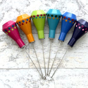 Tabletop Orifice Hook for Spinning Wheels - New Steel Hook Design