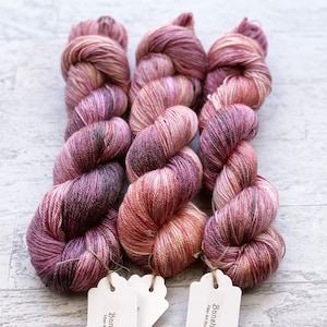Sirene Handgefärbtes Garn - SW Merino und Tencel - Fingering/Sockengewicht - #CC109