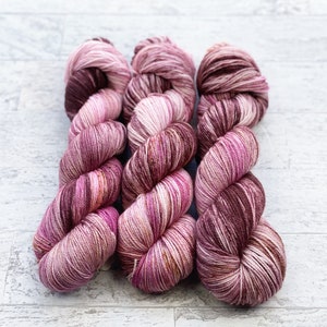 Harpy Hand Dyed Yarn - SW Merino and Silk - Fingering/Sock Weight - #C104
