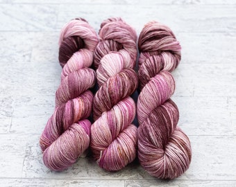 Harpy Hand Dyed Yarn - SW Merino and Silk - Fingering/Sock Weight - #C104