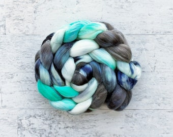 Super Wash Merino Roving - Hand Dyed Merino Wool - #SW123
