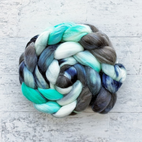 Super Wash Merino Roving - Hand Dyed Merino Wool - #SW123