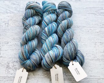 Siren Hand Dyed Yarn - SW Merino and Tencel - Fingering/Sock Weight - #CC105