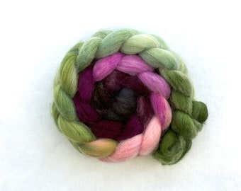 Hand Dyed Wool Roving - Gradient Falkland Wool - #F239