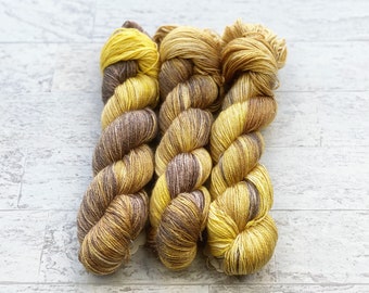 Siren Hand Dyed Yarn - SW Merino and Tencel - Fingering/Sock Weight - #CC117