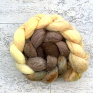 Hand Dyed Wool Roving - Gradient Corriedale Cross Wool - #CX287