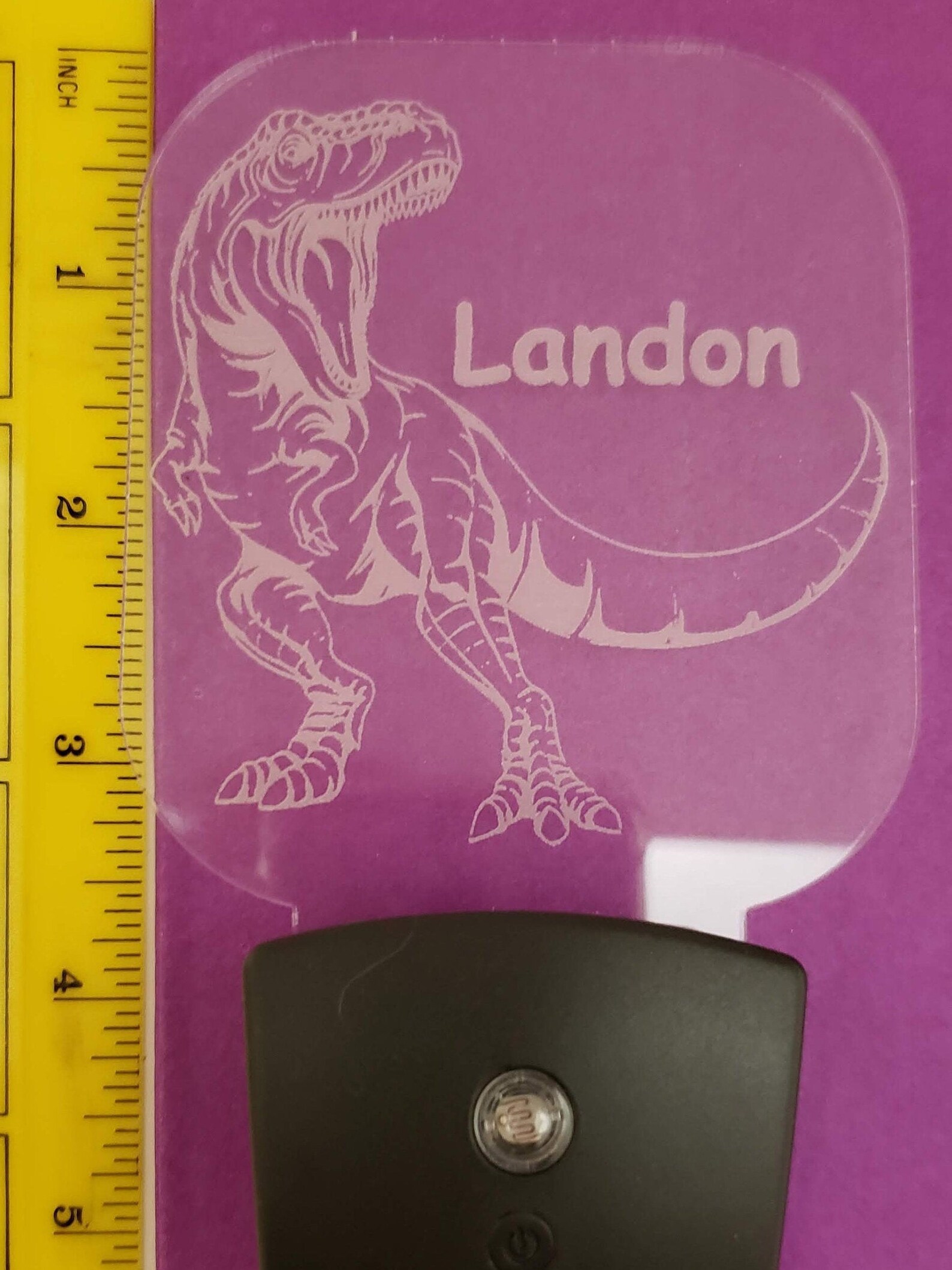 t rex night light