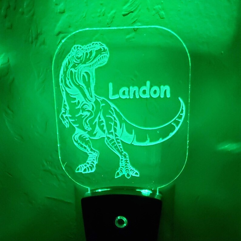 Night Light Personalized Trex Trex Nightlight Realistic Etsy