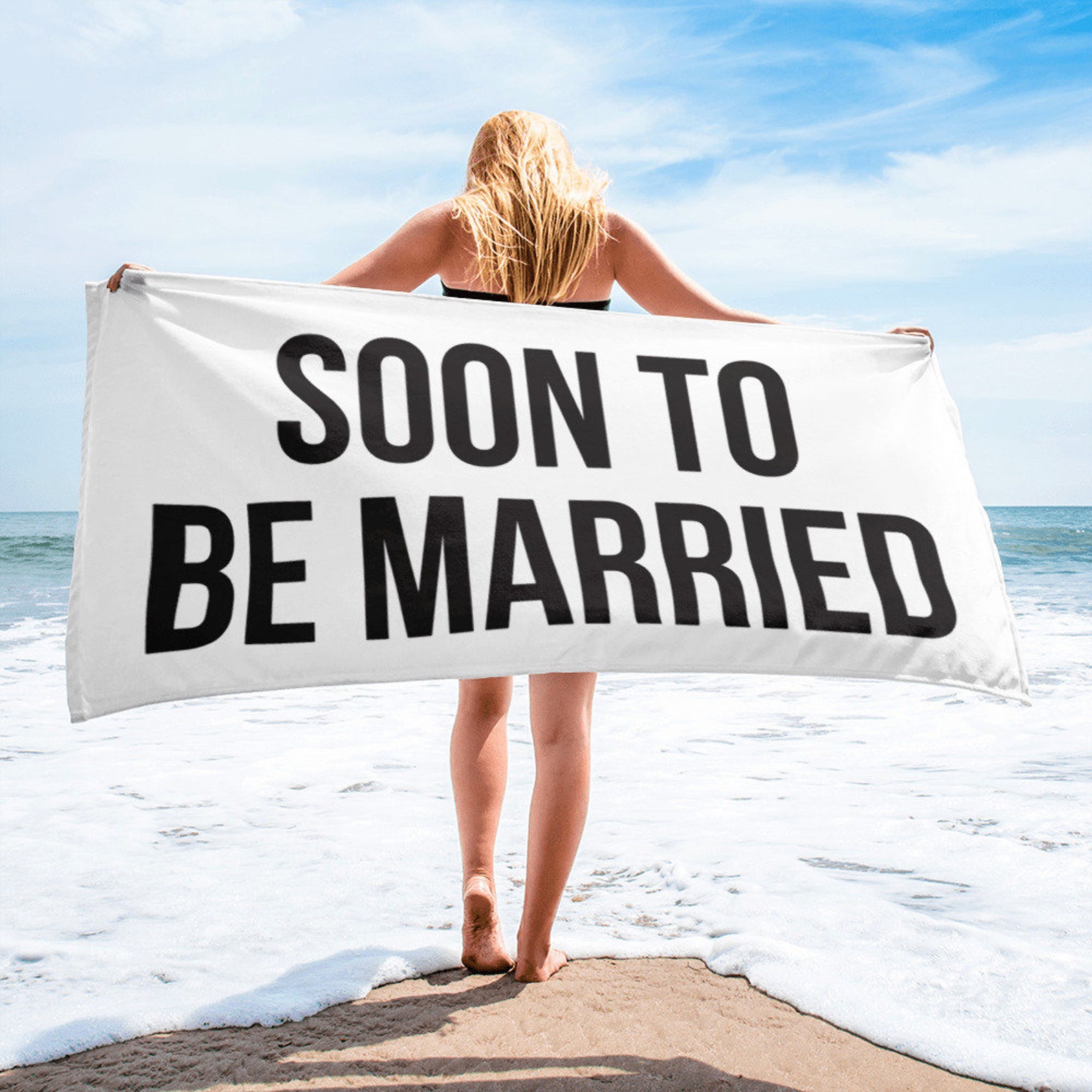 BRIDE VERSION Bride Towel Bride Beach Towel Beach Bridal Etsy