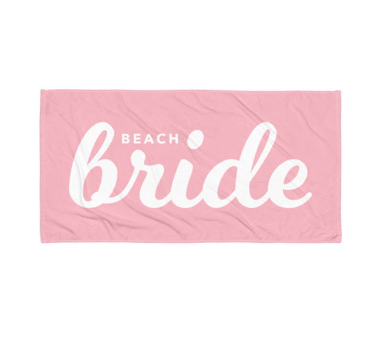 Bride Towel, Bride Beach Towel, Beach Bridal Shower Towel, Beach Bride, Beach Bachelorette Party